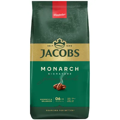 Кава зерно Jacobs Монарх 1кг  арт. 10352