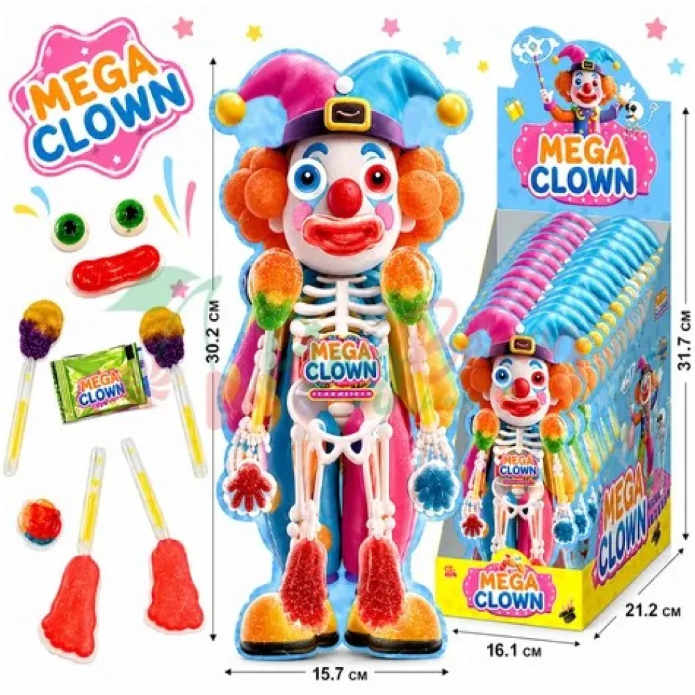 Набір цукерок Mega Clown 56гр  арт. 10841 