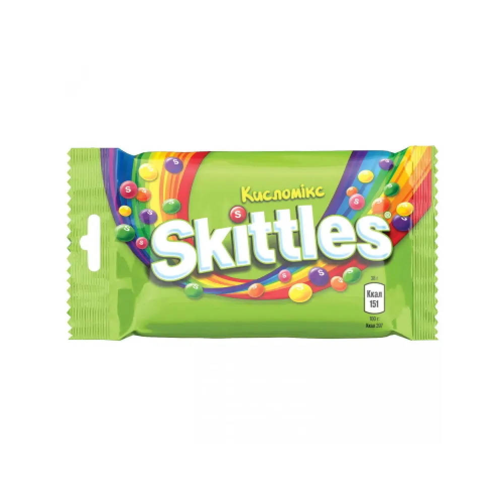 Драже Skittles Кисломікс 38гр  арт. 01314 