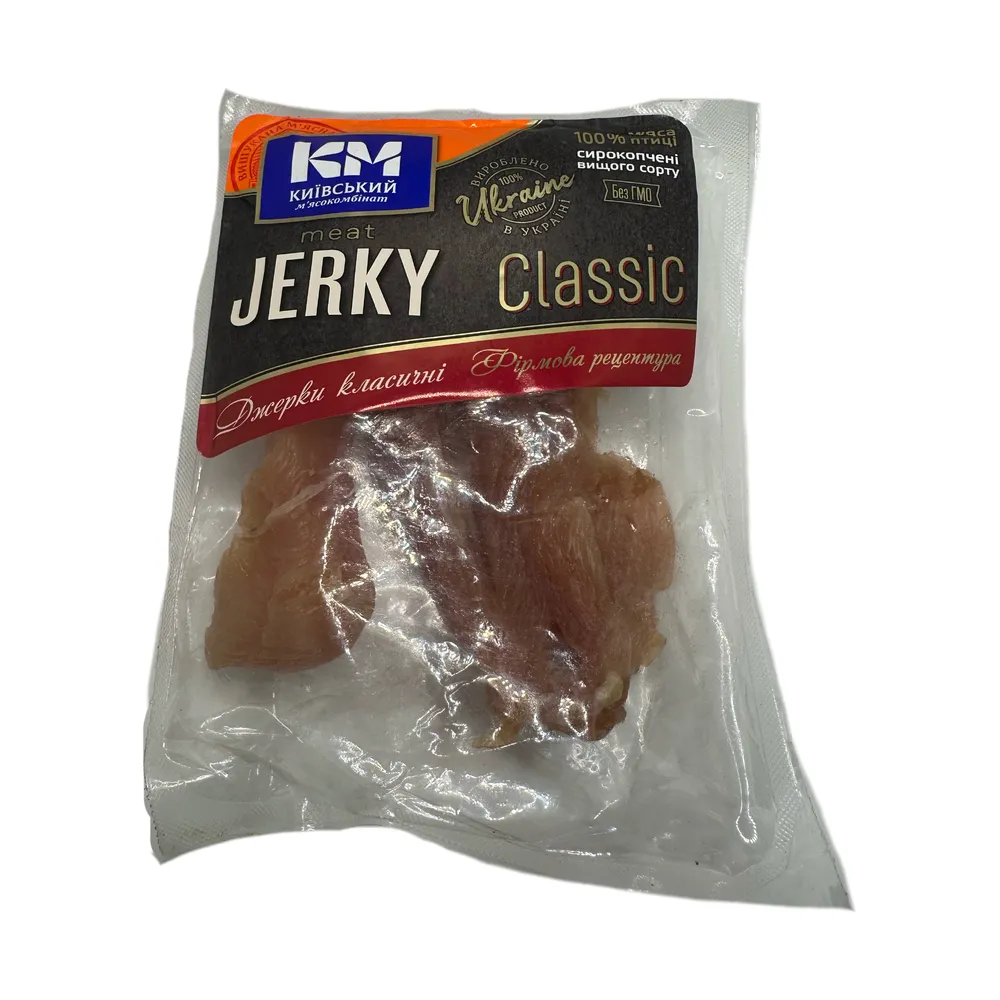 М'ясні снеки КМК Украина Jerky курячі класичні (ваг) арт. 08161 