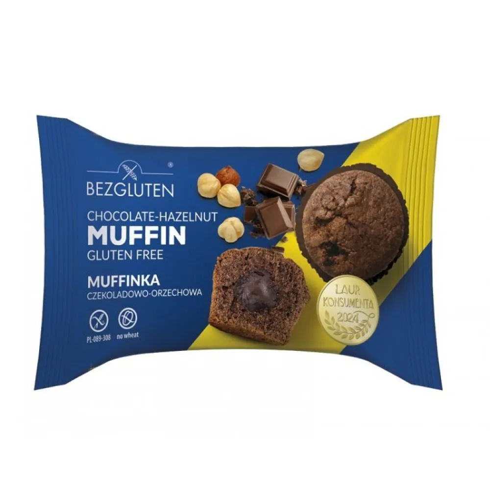 Мафін Bezgluten шок-гор.  б/гл 60гр  арт. 08807 