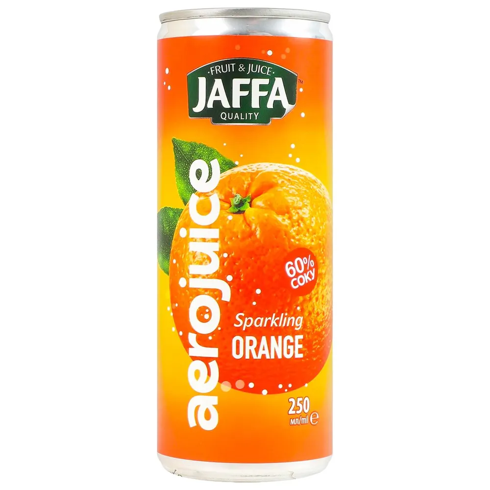 Напій газований Jaffa Aerojuice Can Апельсиновий нектар 0,25л  арт. 11034 