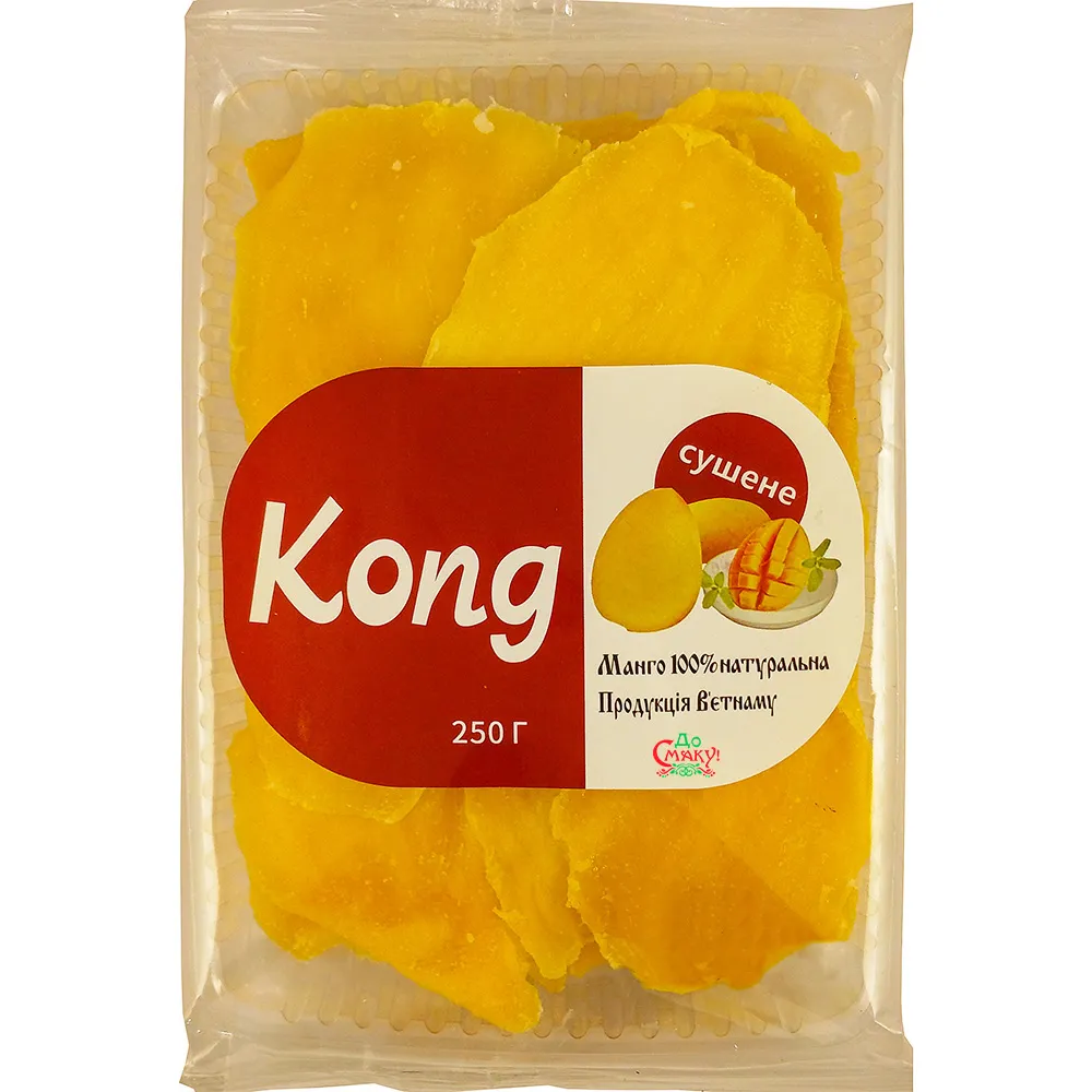 Манго сушене Kong 250гр  арт. 05221 