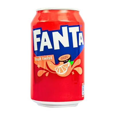 Напій газований Fanta Fruit twist 0.33л  арт. 06339