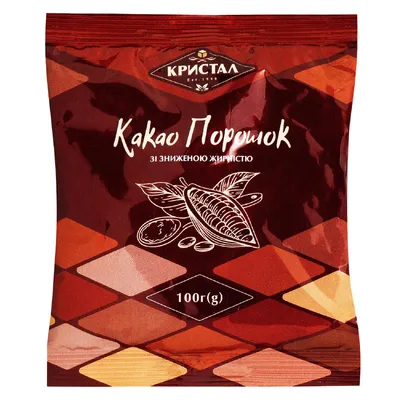 Какао Кристал Темне 100гр  арт. 07749