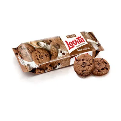 Печиво Roshen Lovita Cl.Cookies з какао та кус.глаз. 150гр  арт. 06439