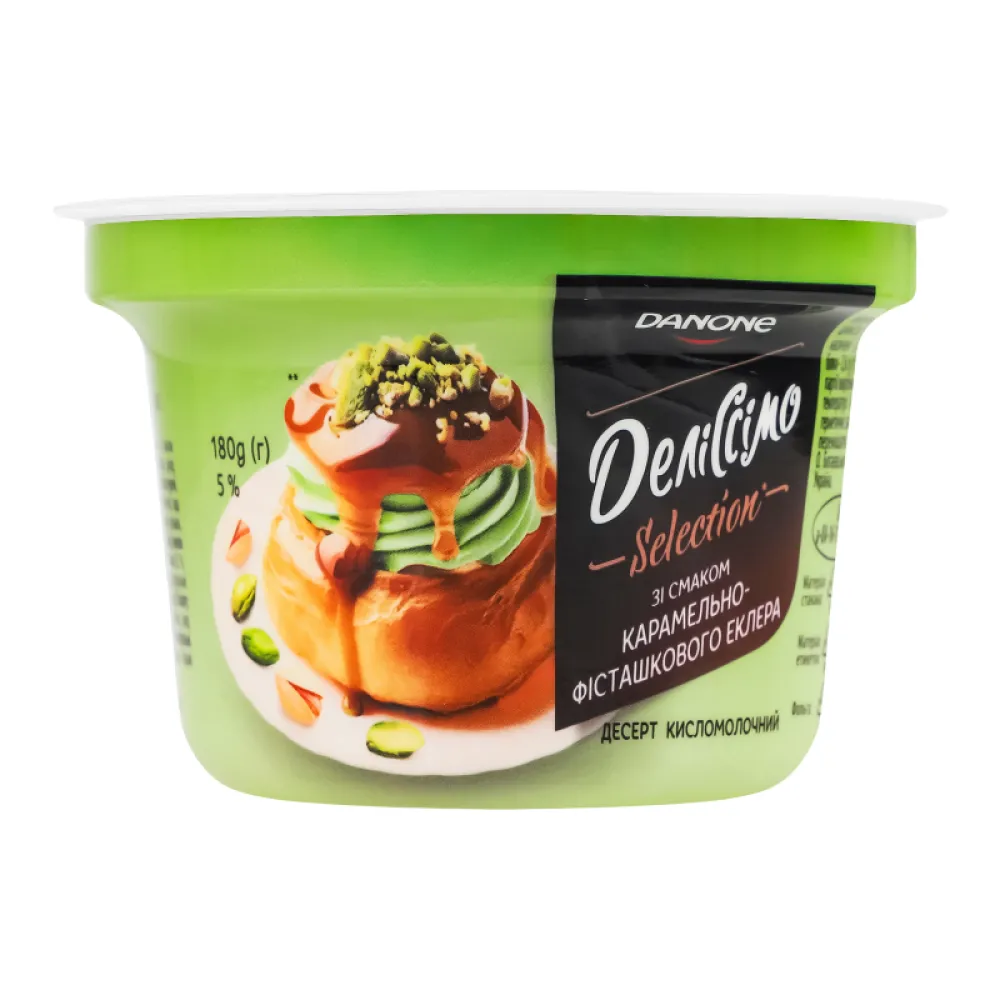 Десерт Danone Деліссімо карам/фіст 180гр  арт. 04870 