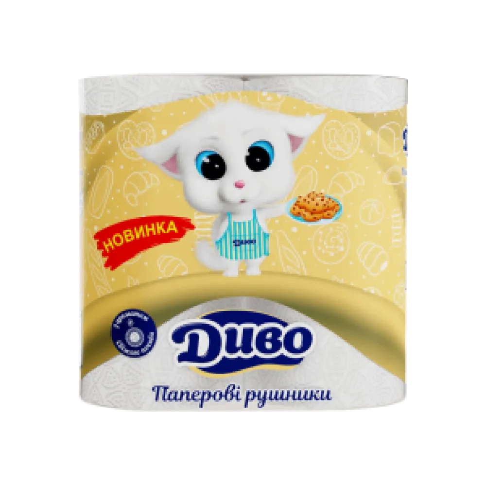 Рушник паперовий Диво 2хшар. з ароматом 2рул.  арт. 06863 
