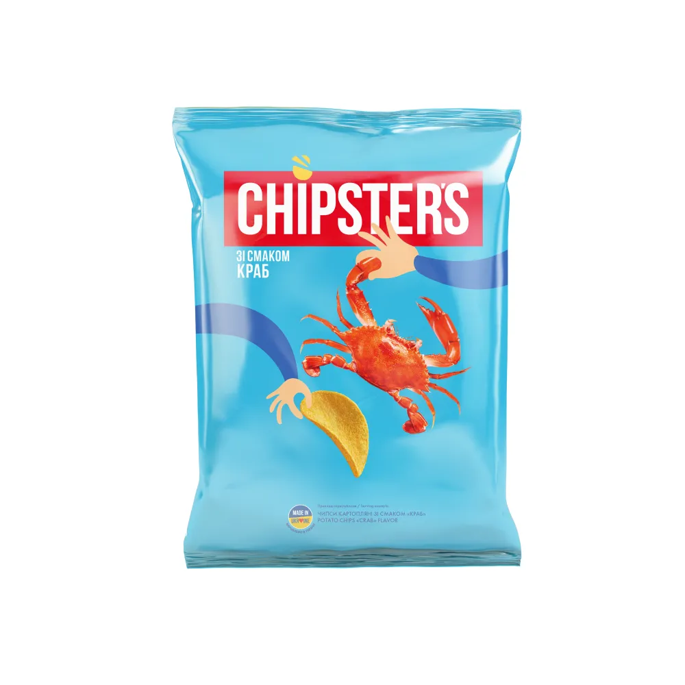 Чипси Chipster's краб 100гр  арт. 06702 