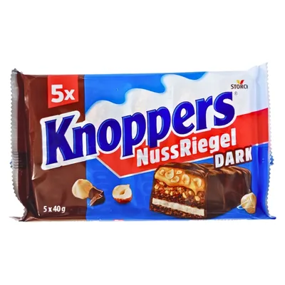 Батончик Knoppers Dark 5шт*40гр  арт. 10274