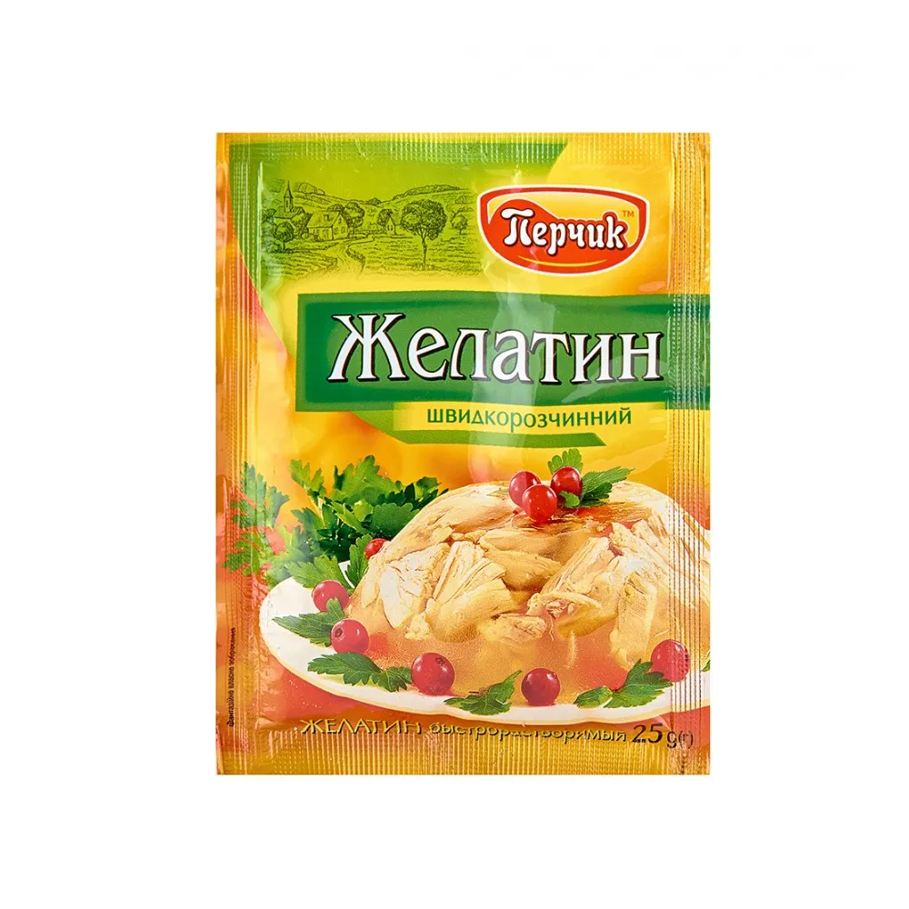 Приправа Желатин Перчик 25гр  арт. 02209 