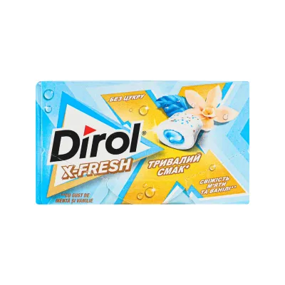 Жуйка Dirol ІксФреш мята/ван 19.5гр  арт. 05228