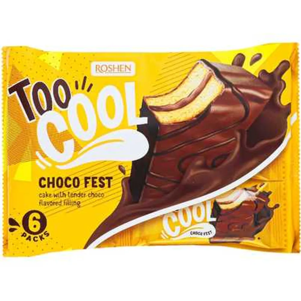 Тістечко Roshen Tool Cool Choco Fest 270гр  арт. 03556 
