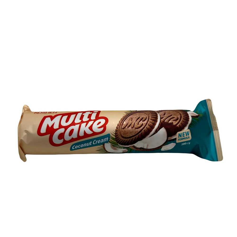 Печиво Roshen Multicake кокос-крем 180гр  арт. 08594 
