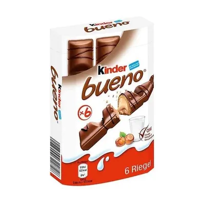 Шоколад Kinder Bueno 6шт 129гр  арт. 04373
