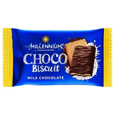 Печиво Millennium Choco Biscuit 14гр  арт. 08465