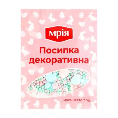 Посипка кондитерська Мрія в асортименті 7гр  арт. 10690