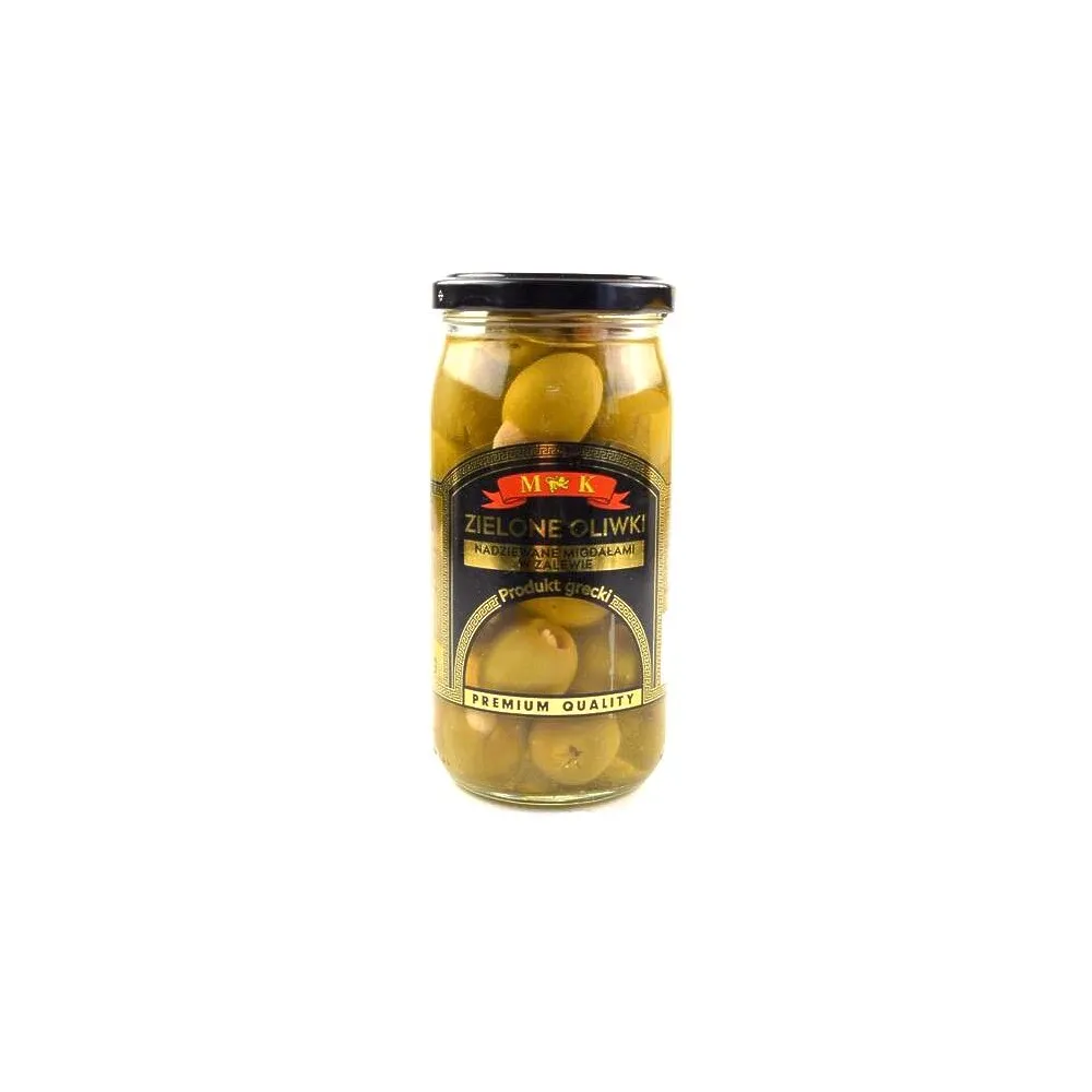 Оливки M&K з мигдалем 350гр  арт. 07447 