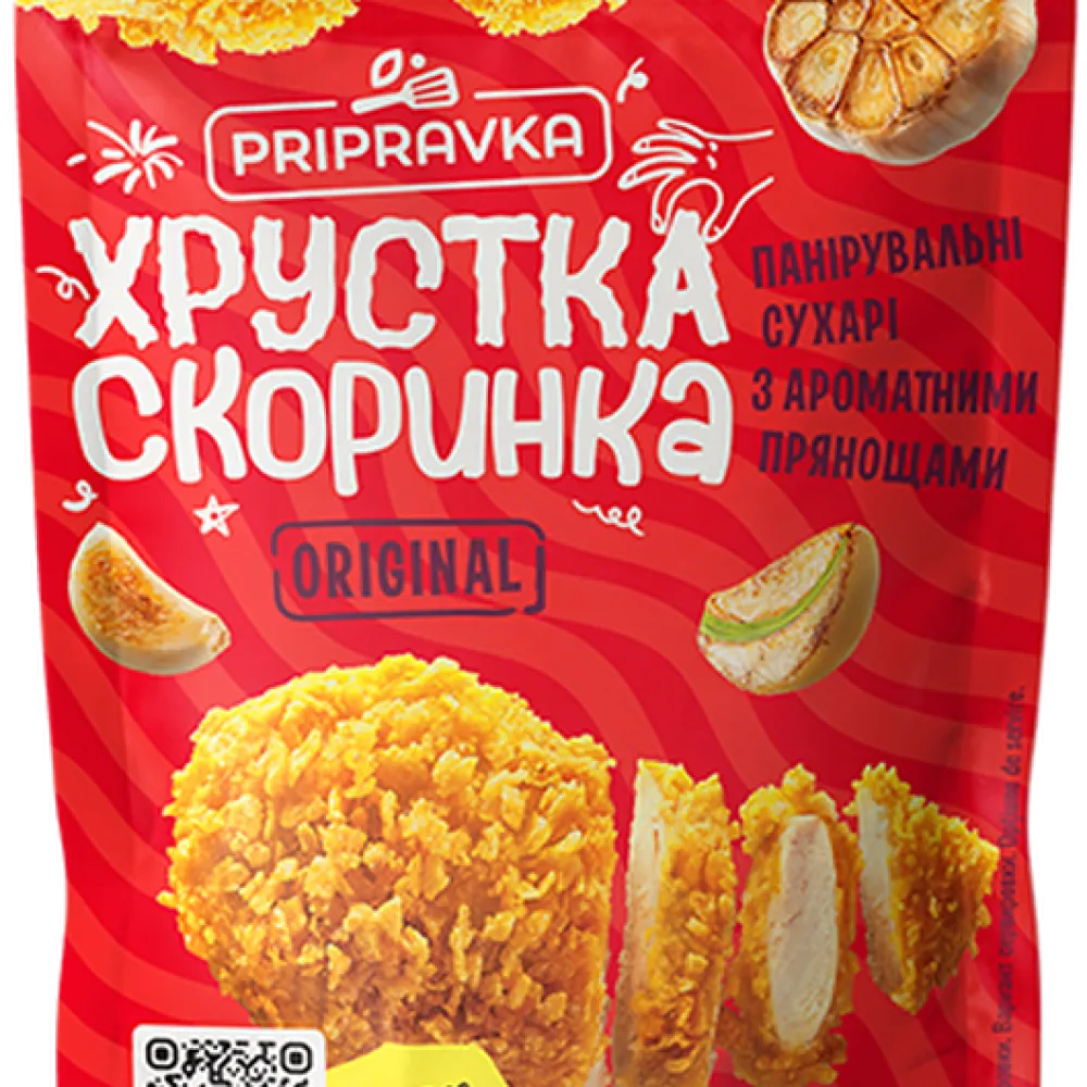 Панірувальні сухарі Pripravka Хрустка скоринка 100гр  арт. 03285 