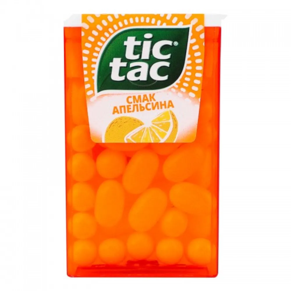 Драже Tic Tac апельс. 18гр  арт. 02166 