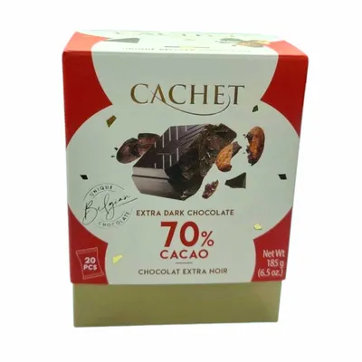 Набір цукерок Cachet 70% cacao 185гр  арт. 08454
