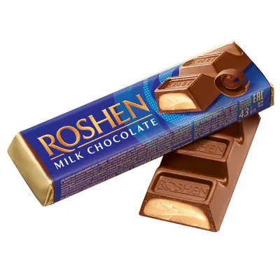Батончик Roshen Мол шок крем-брюле 43гр  арт. 03045