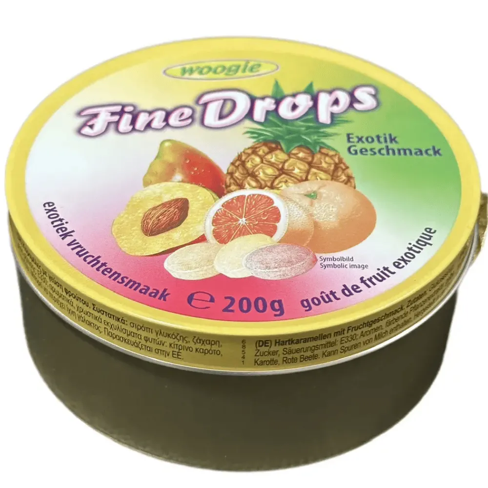 Льодяник Woogie Fine Drops Exotik Geschmack 200г  арт. 10598 