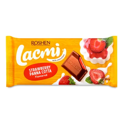 Шоколад Lacmi Полуниця 90гр  арт. 08800