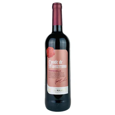 Вино Conde de Monterroso Tempranillo ч/сухе La Mancha 0,75л  арт. 08462