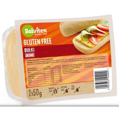 Булочка Balviten біла 2шт*50гр  арт. 08505