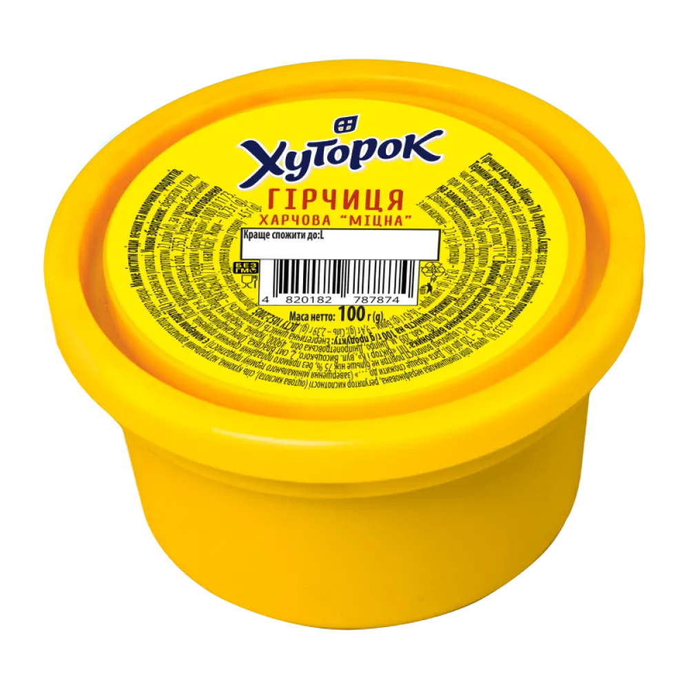 Гірчиця Хуторок Міцна 100гр  арт. 07123 