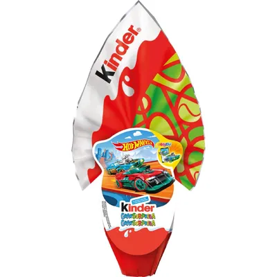 Яйце з сюрпризом Kinder Maxi Hot Wheels 150гр  арт. 10519