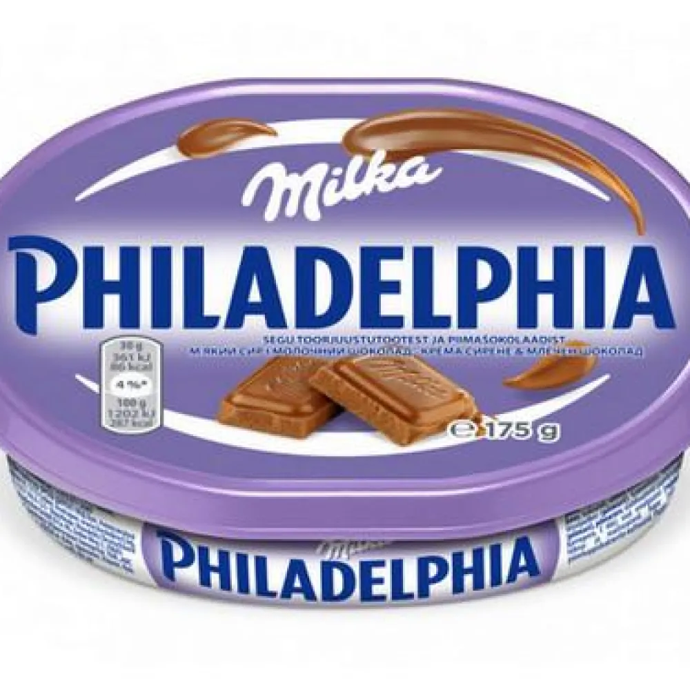 Крем-сир Milka Philadelphia шоколад 175гр  арт. 08032 