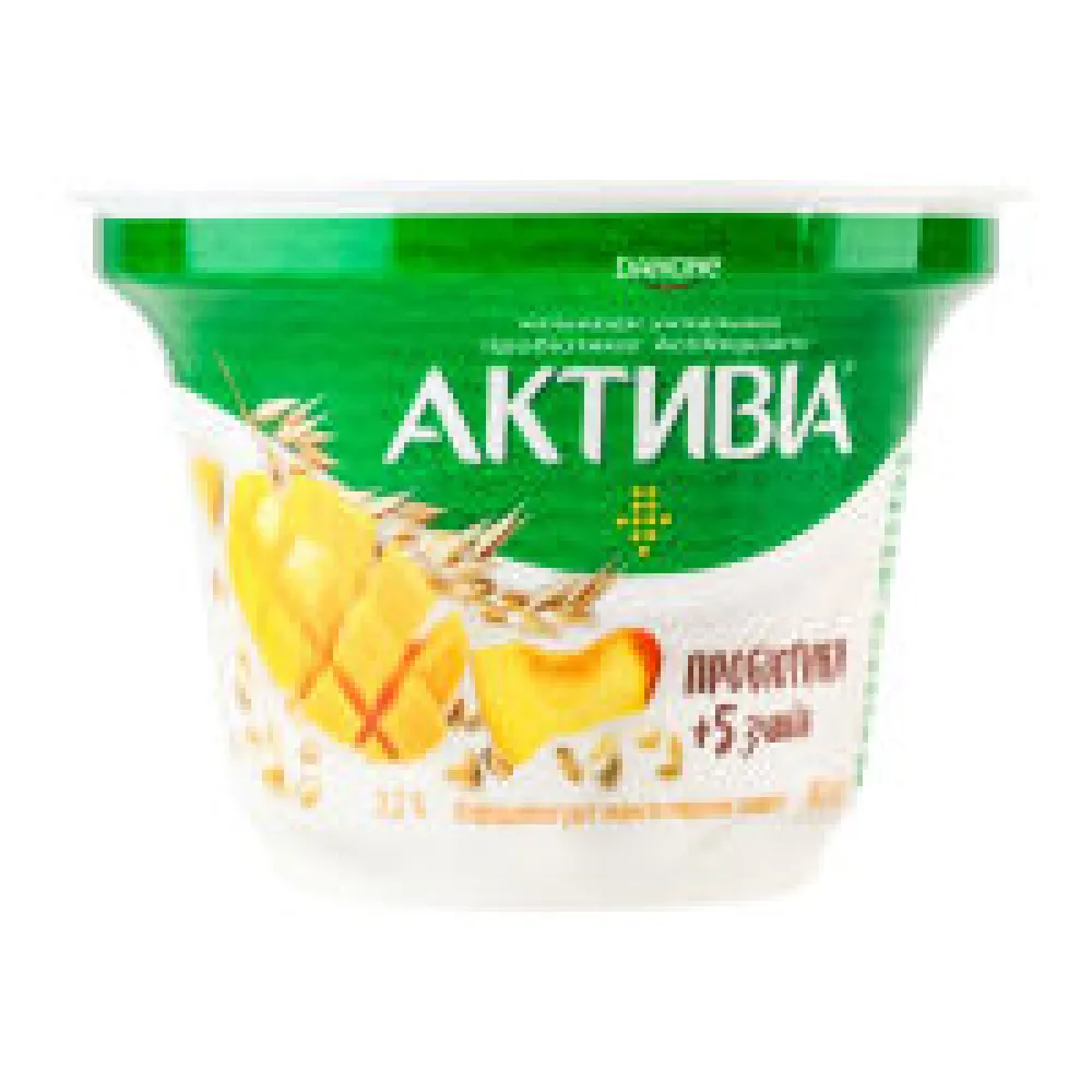 Йогурт Активіа Манго-перс 180гр  арт. 07056 