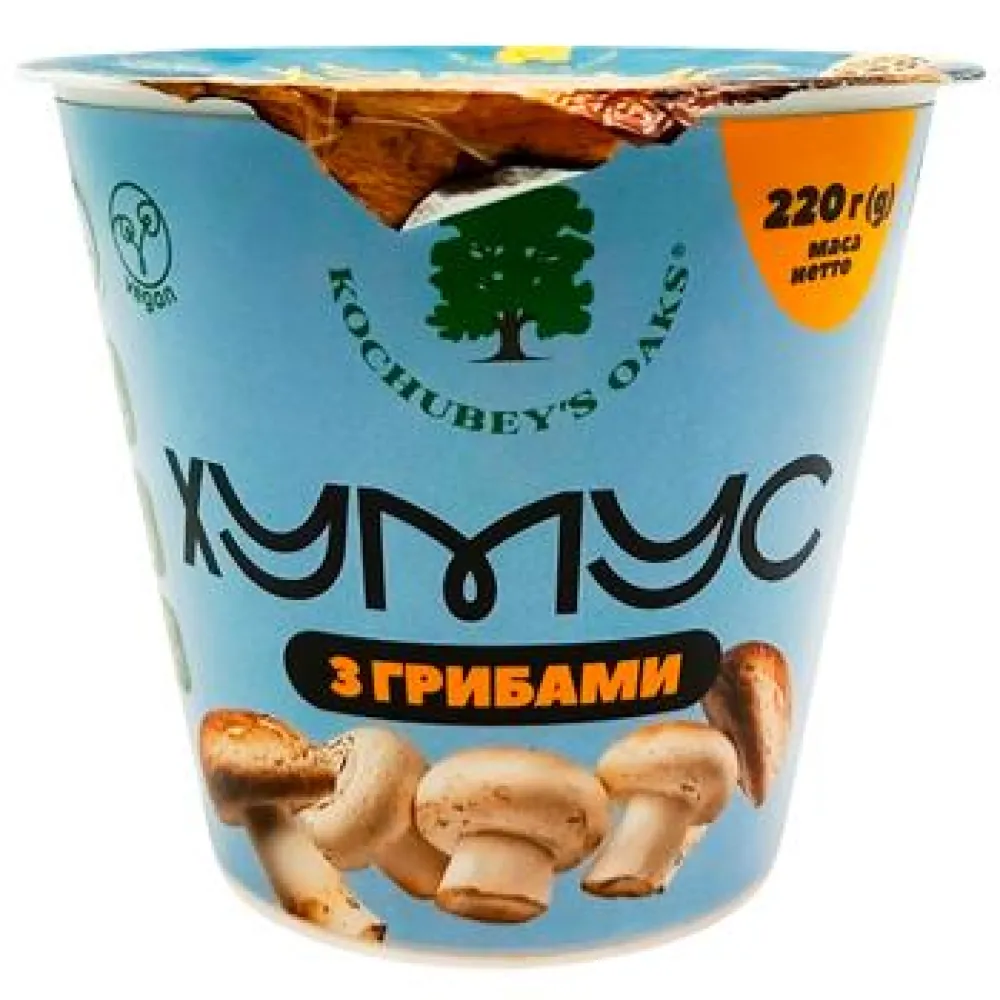 Хумус Kochubey's З грибами 220гр  арт. 10684 