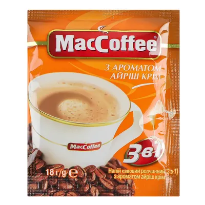 Кава стік MacCoffee Айріш-крім 18гр  арт. 03063