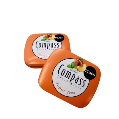 Драже Compass персик-м'ята б/ц 14гр  арт. 09309