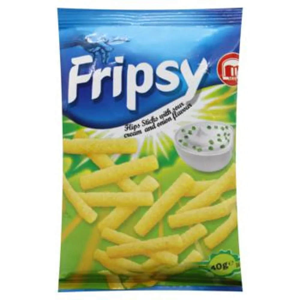Фріпси Crispy зі смет. 40гр  арт. 04652 