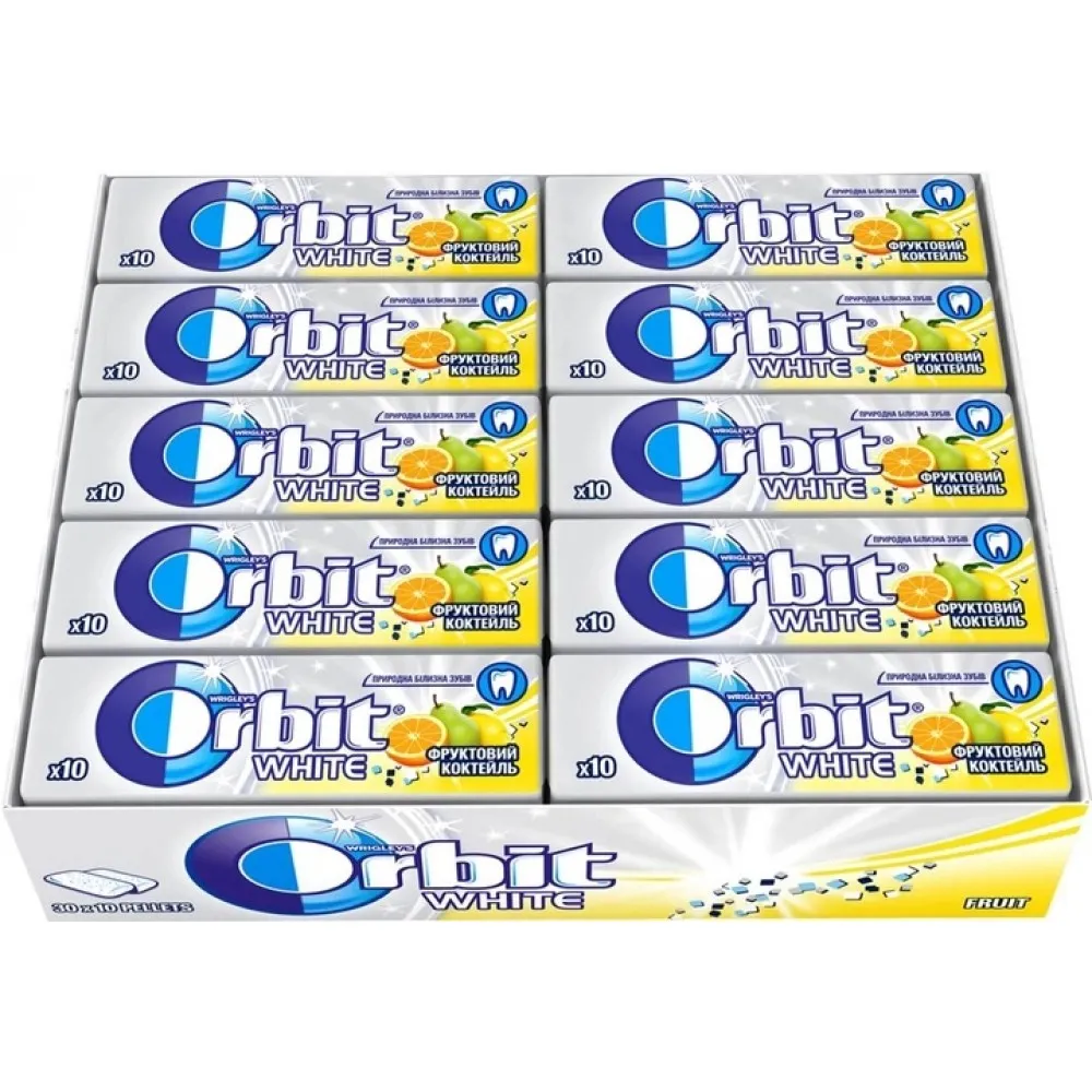 Жуйка Orbit Фруктовий коктейль 14гр  арт. 08067 