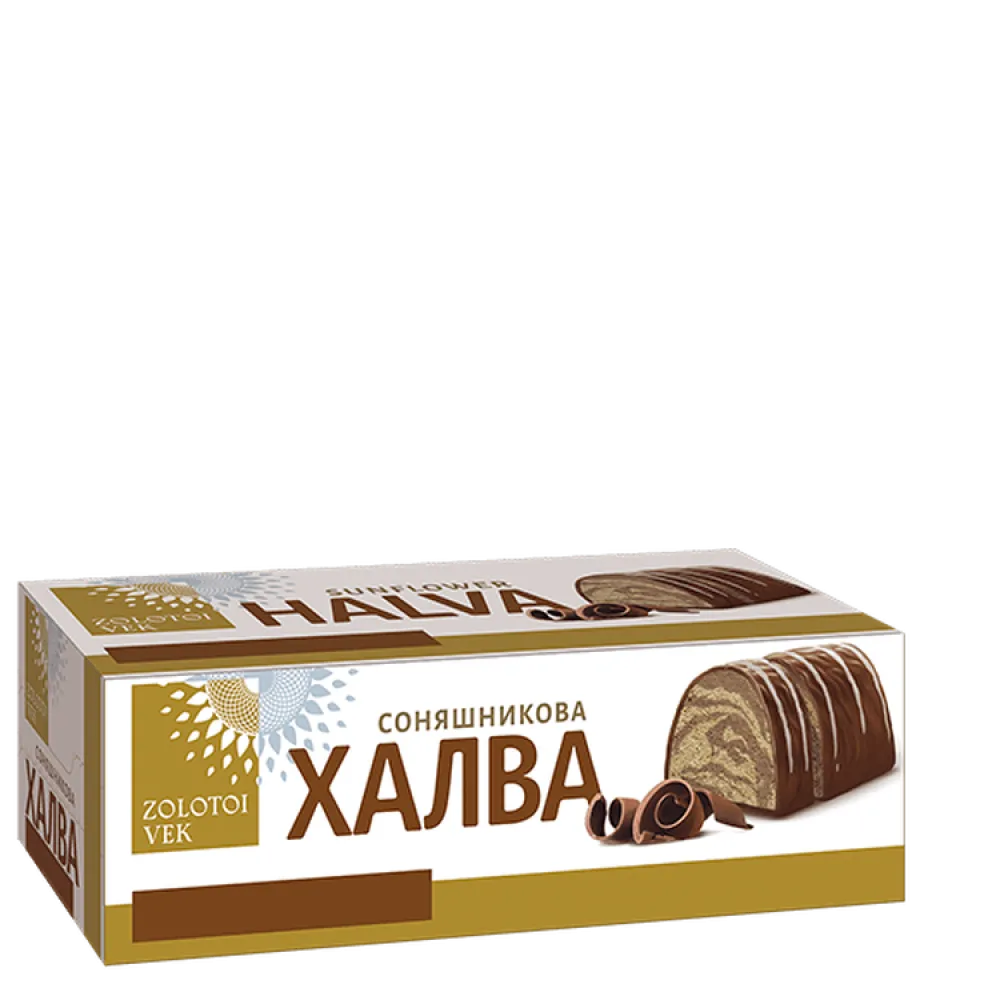 Халва Zolotoi Vek Фантазія  в глаз. 470гр  арт. 08394 