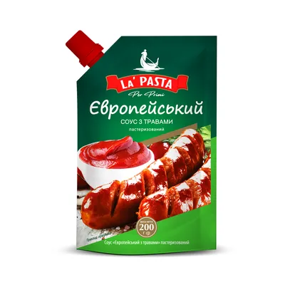 Соус La Pasta Європейський з травами 200гр  арт. 08346
