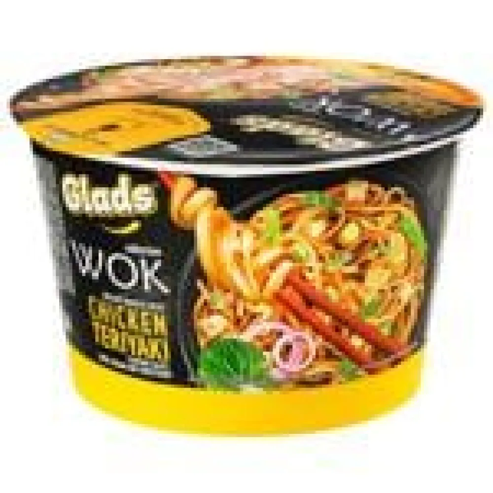 Вермішель швидкого приготування Glads WOK Chiken Neriyaki(тар) 95гр  арт. 10506 