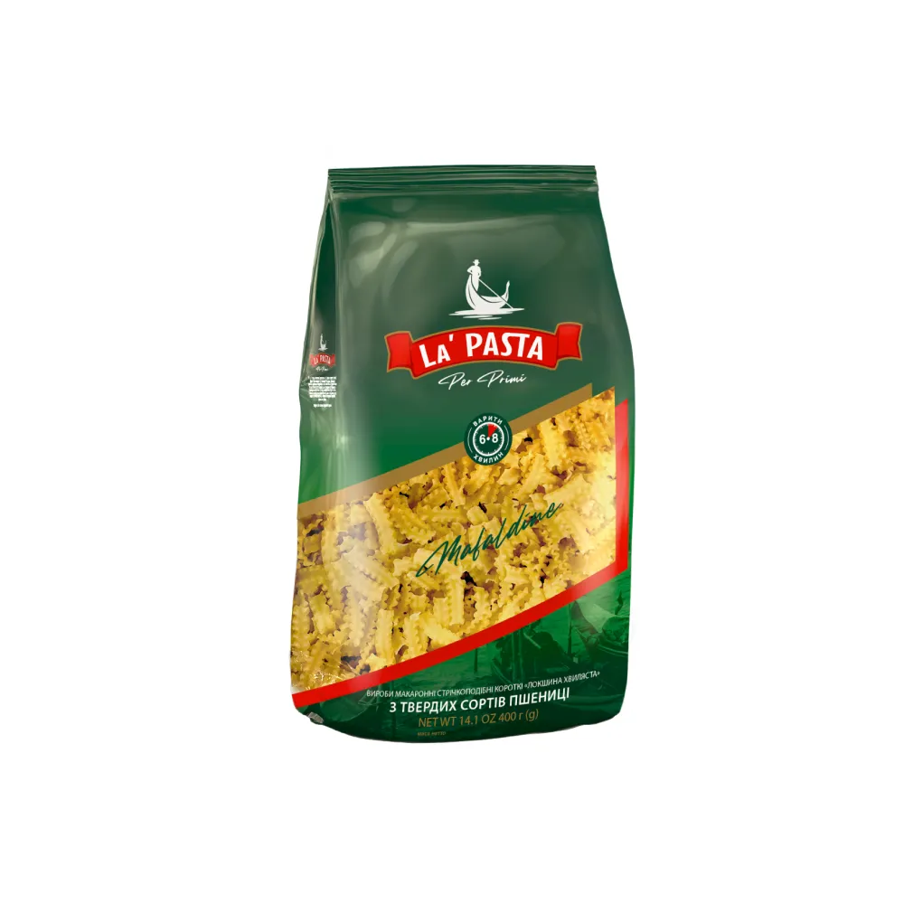 Макарони La Pasta Локшина хвиляста 400гр  арт. 06725 