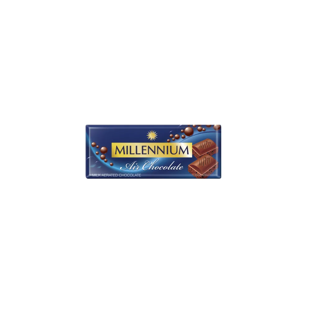 Шоколад Millennium Молочний пористий 85гр  арт. 07576 
