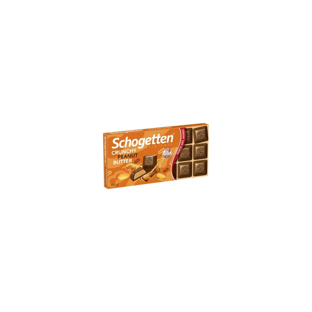 Шоколад Schogetten Crunchy Peanut 100гр  арт. 07860 