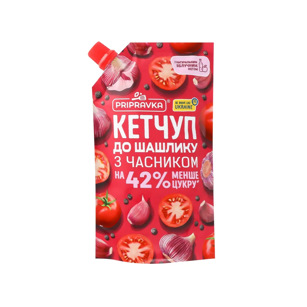 Кетчуп Pripravka до шашлику з часн. 250гр  арт. 05391 