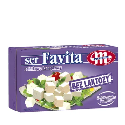 Сир м'який Favita Фета без лактози 270гр  арт. 05655