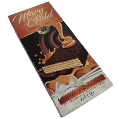 Торт ХБФ вафельний Mary Gold 220гр  арт. 08592