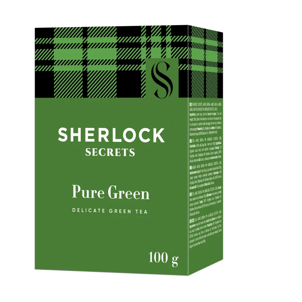 Чай Sherlock зелений 100гр  арт. 07251 
