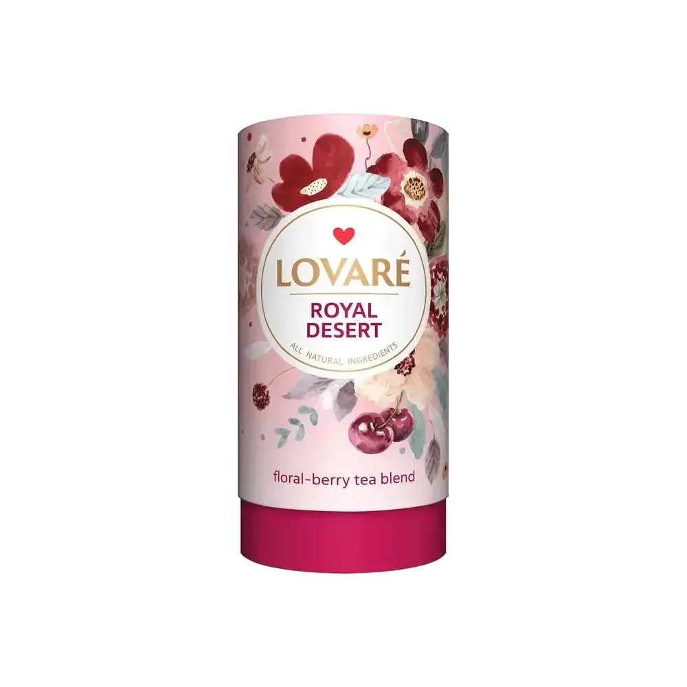 Чай Lovare Королівський десерт (туб) 80гр  арт. 09118 